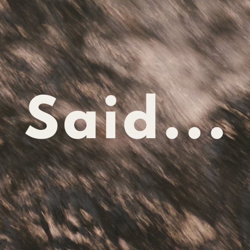 said...