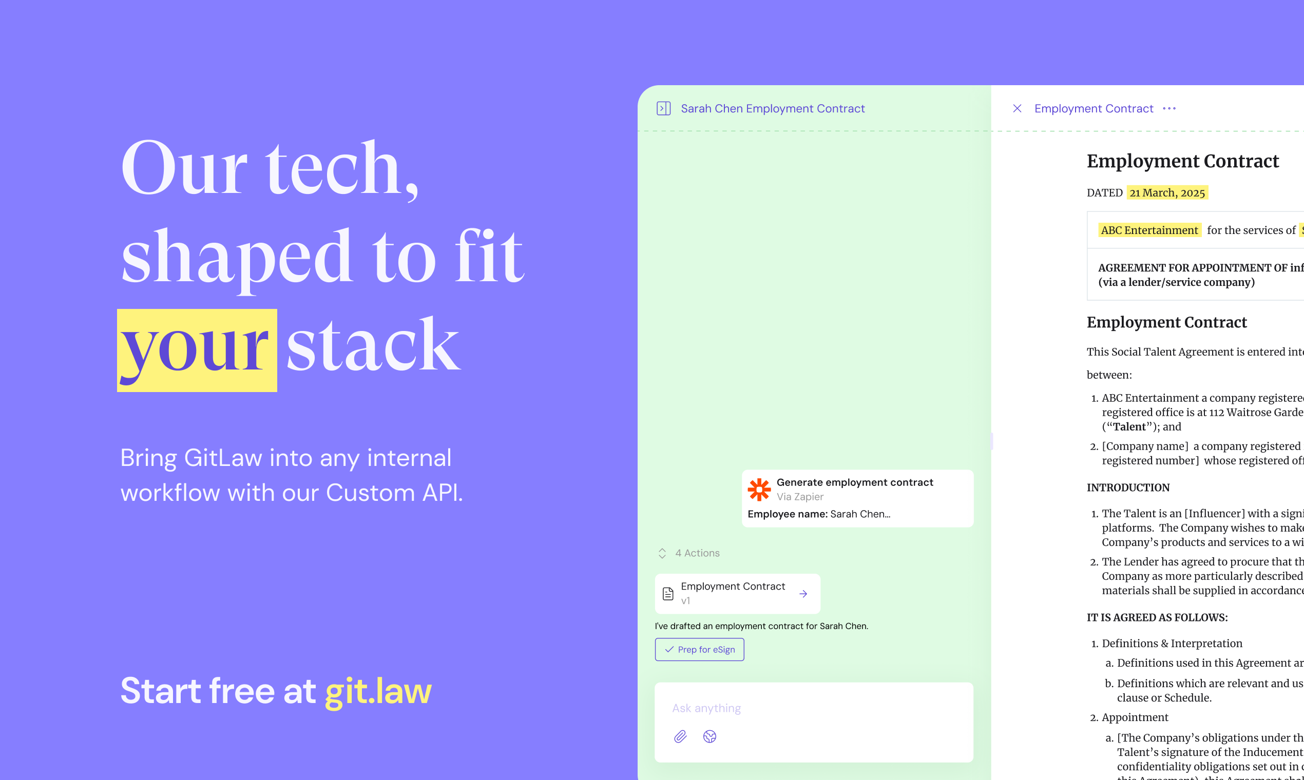 GitLaw Integrations  screenshot 4
