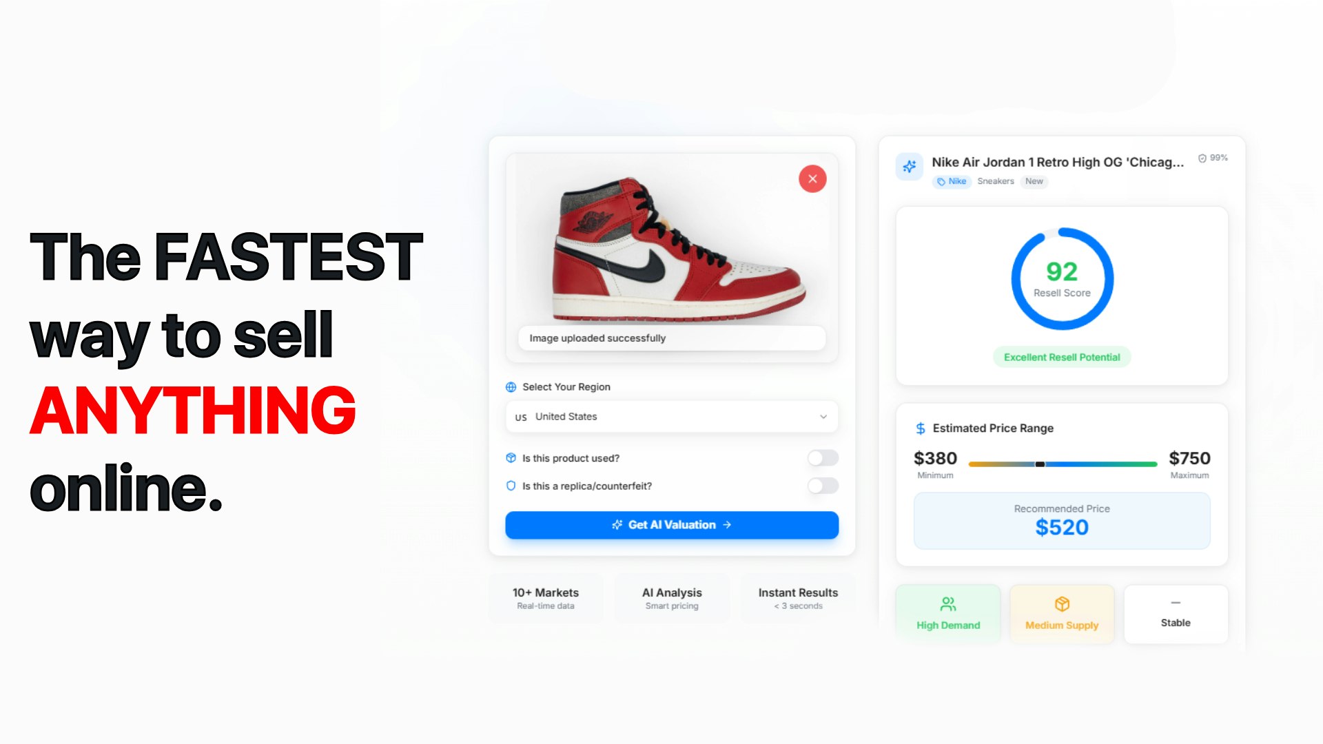 Resell AI screenshot