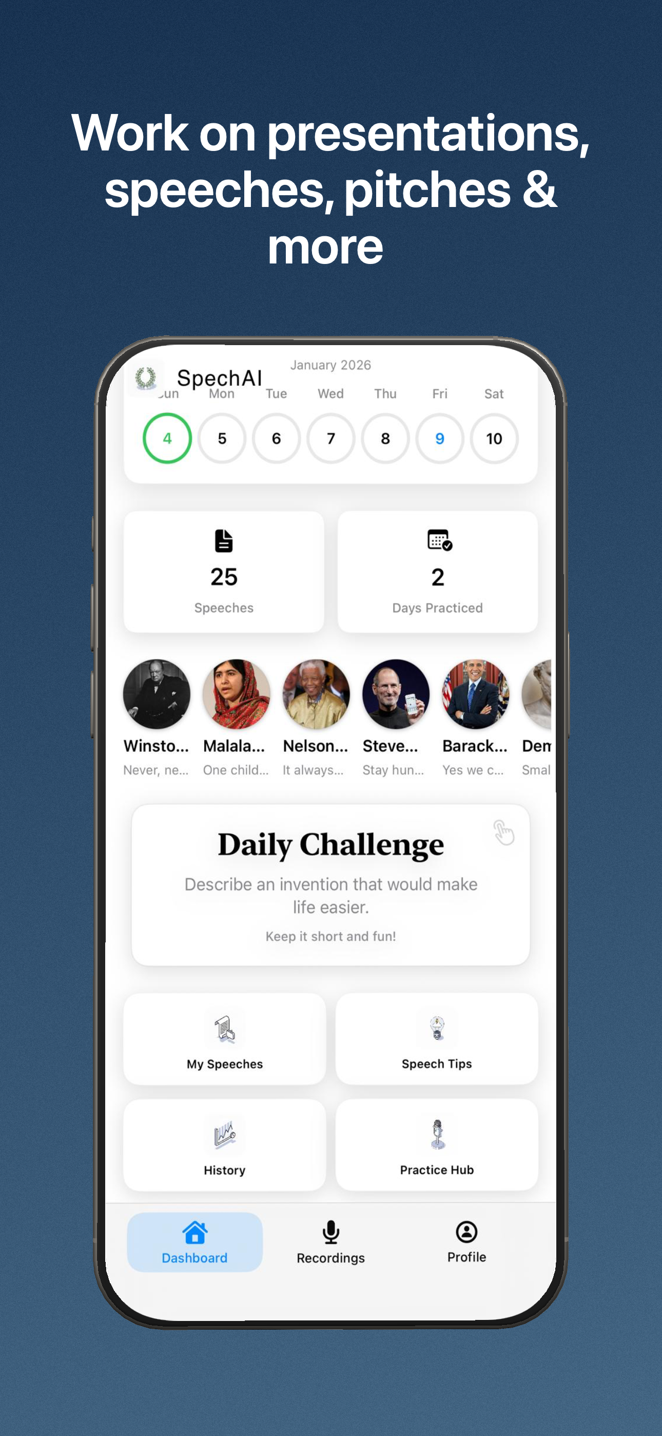 SpechAI: Public Speaking Coach  screenshot 2