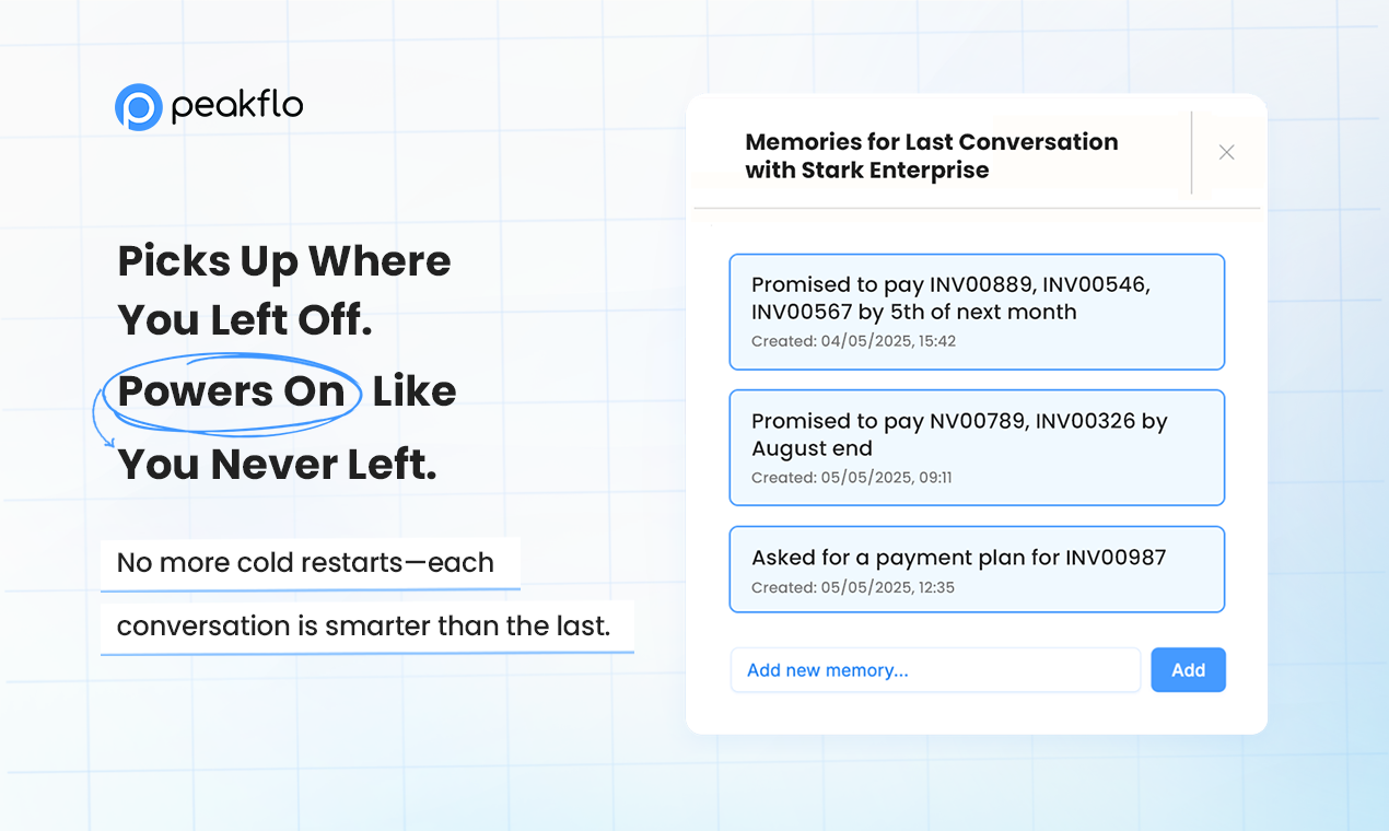 Peakflo AI Voice Agents screenshot 5