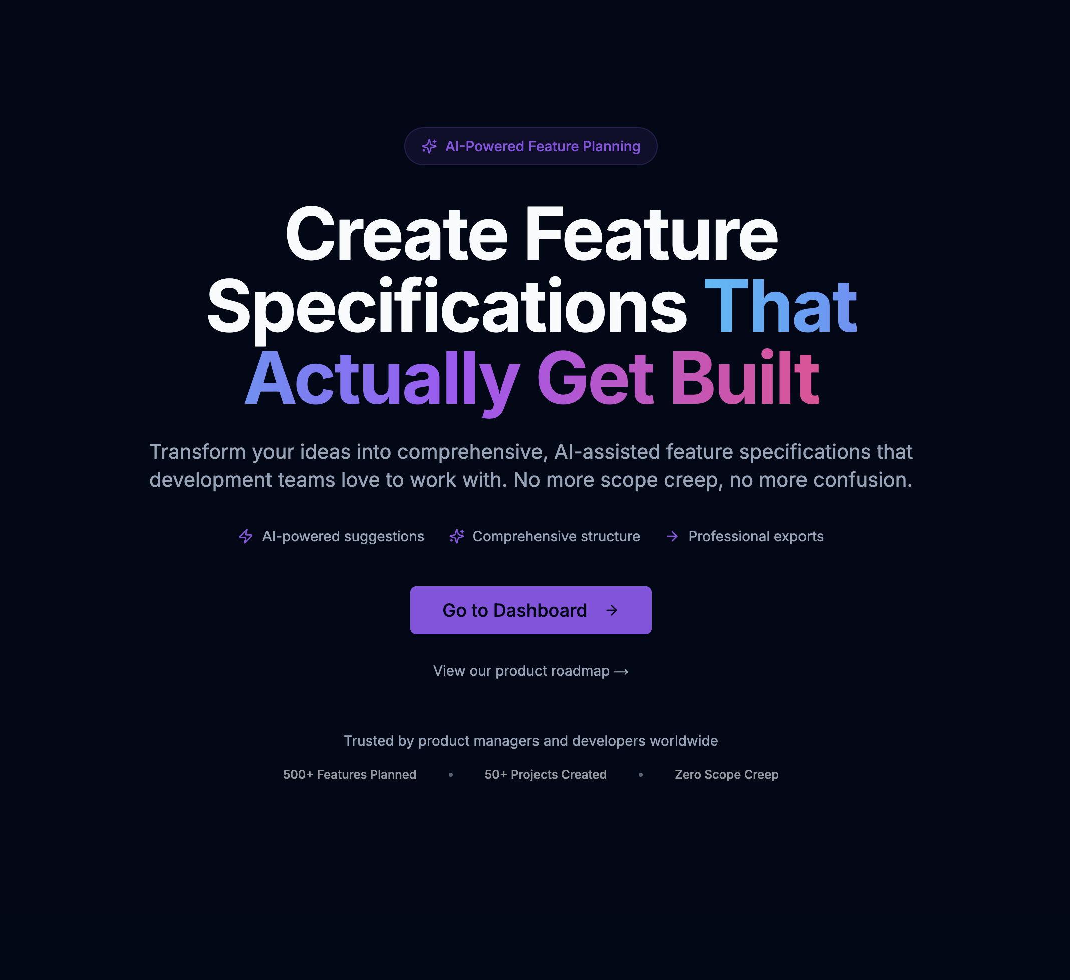FeatureSpec
