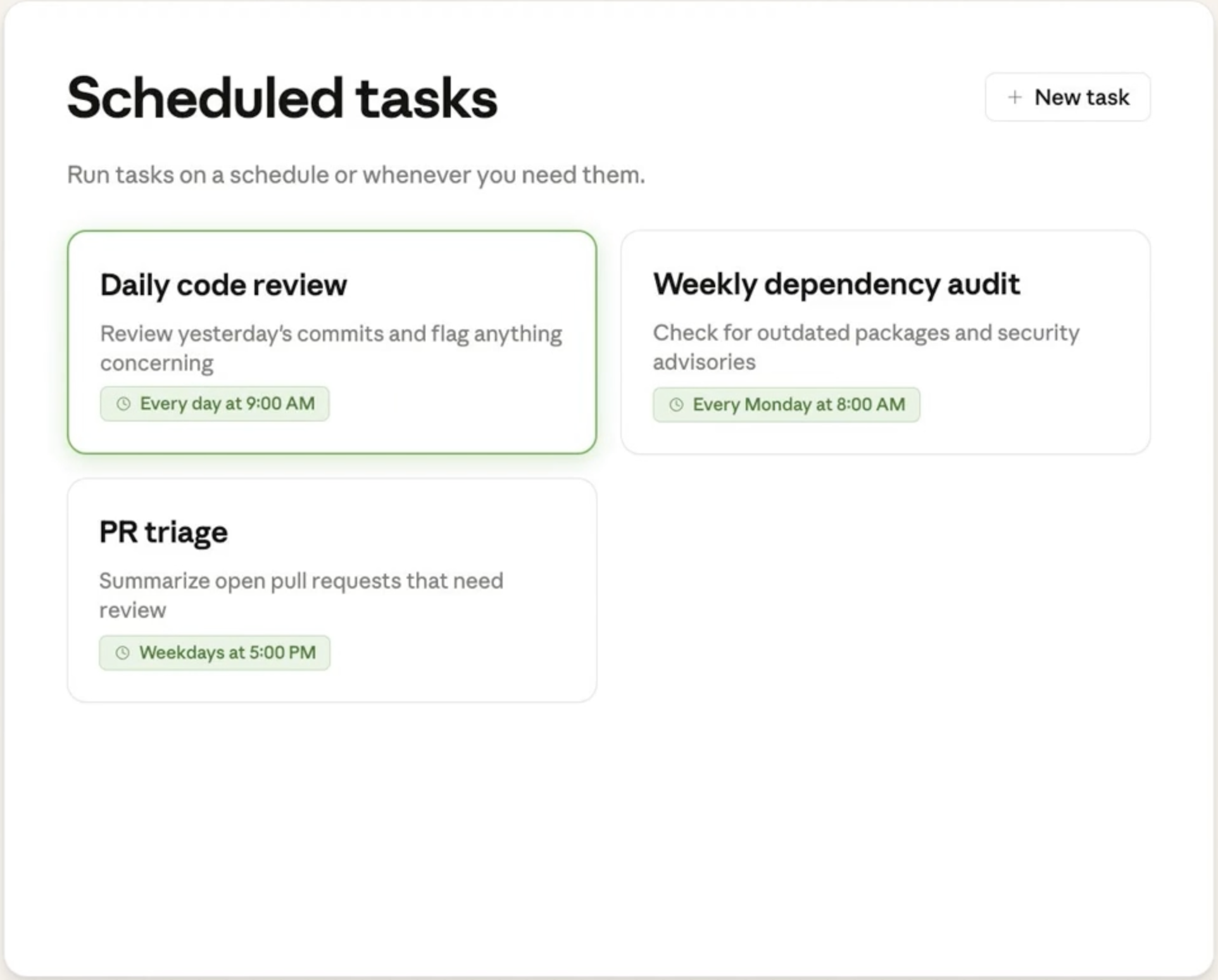Claude Code Scheduled Tasks  screenshot 4