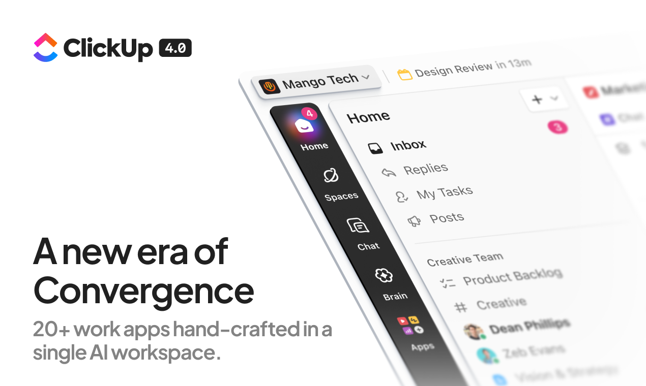 ClickUp 4.0 screenshot
