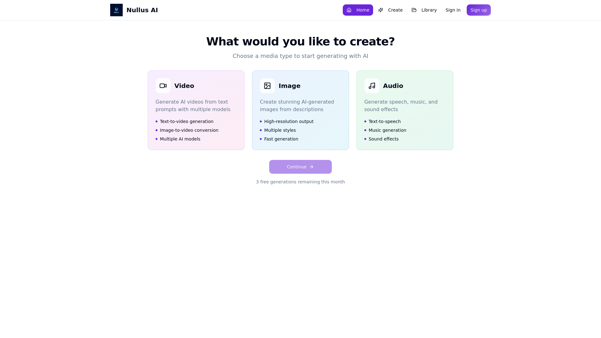 Nullus AI  screenshot 1