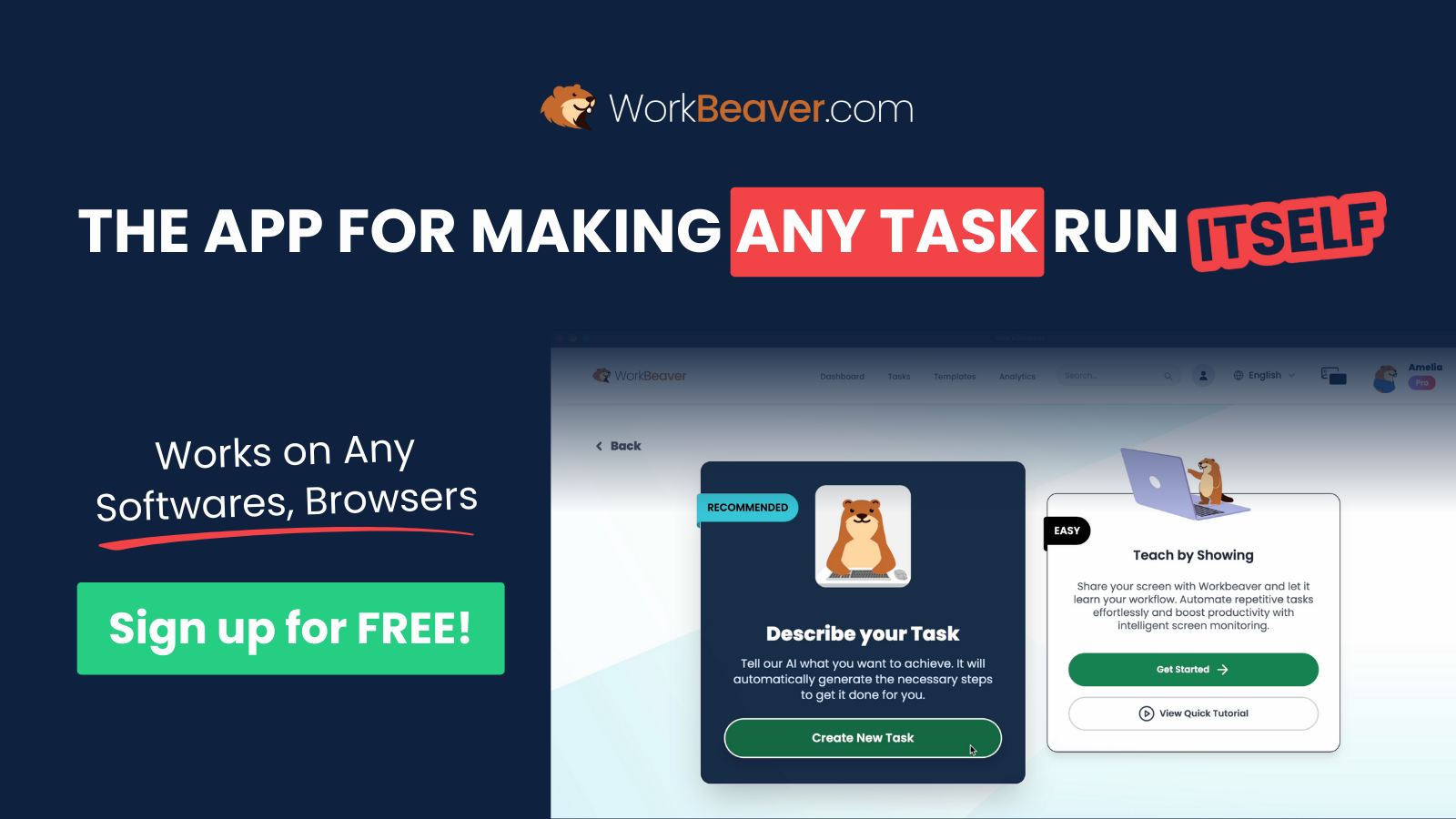 WorkBeaver Beta Launch: Now Public    screenshot 1