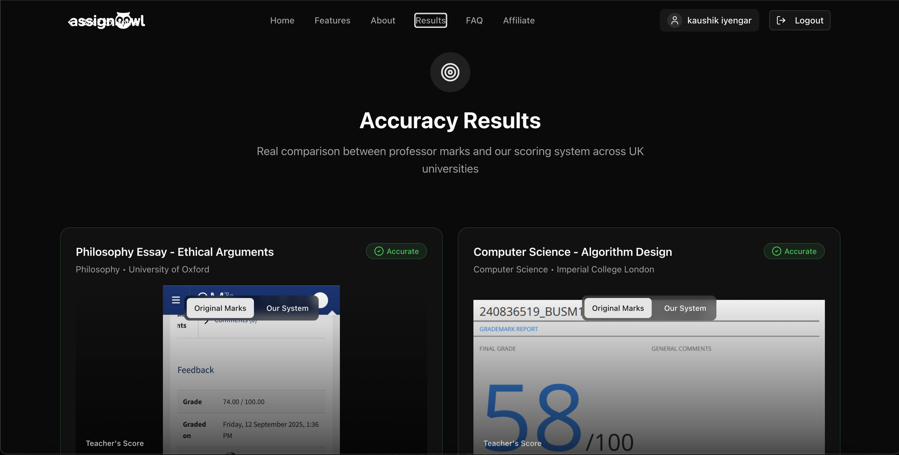 AssignOwl screenshot 2