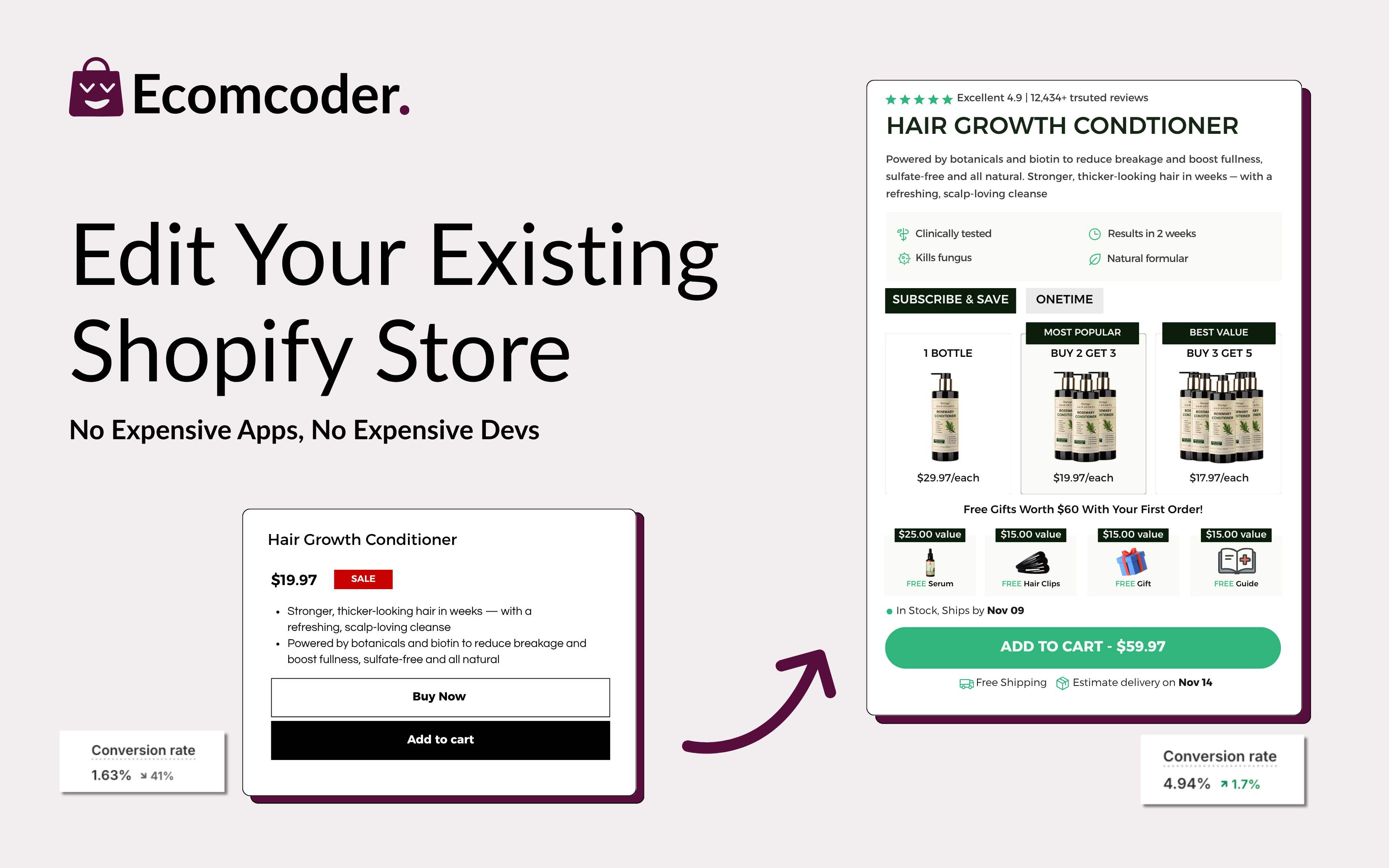 Ecomcoder screenshot