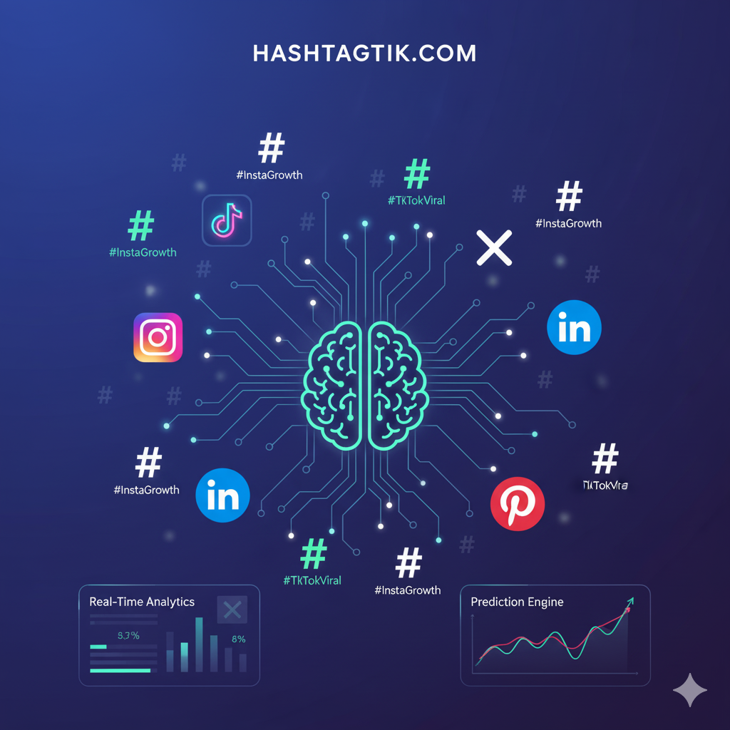 HASHTAGTIK — Free Hashtag Generator  screenshot 1