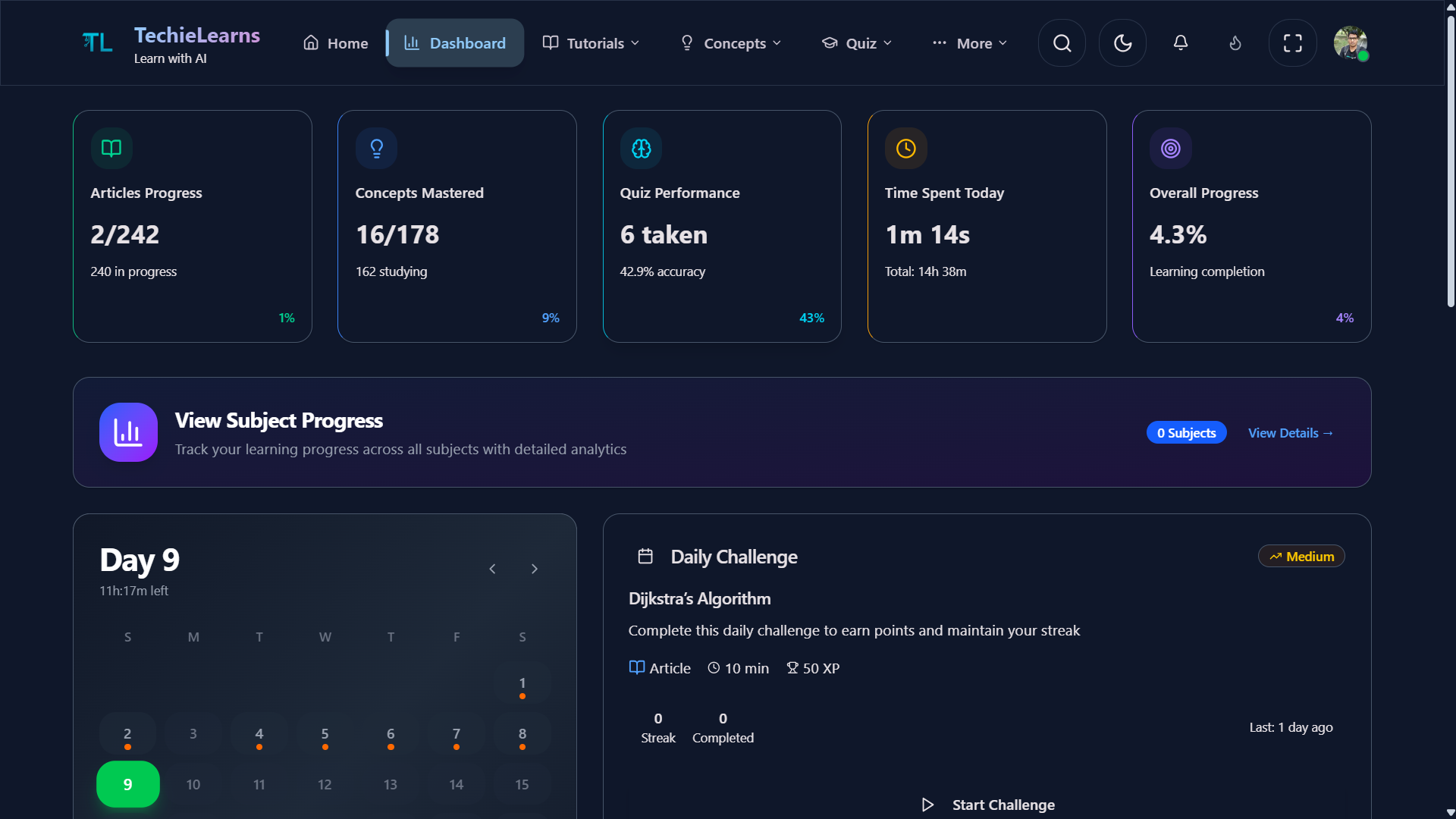 TechieLearns — AI Learning Platform screenshot 9