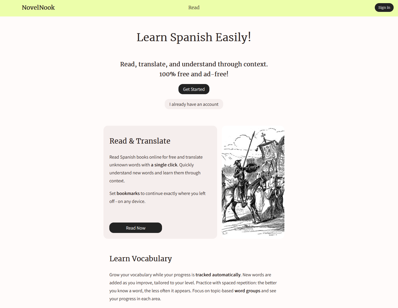 NovelNook screenshot 1
