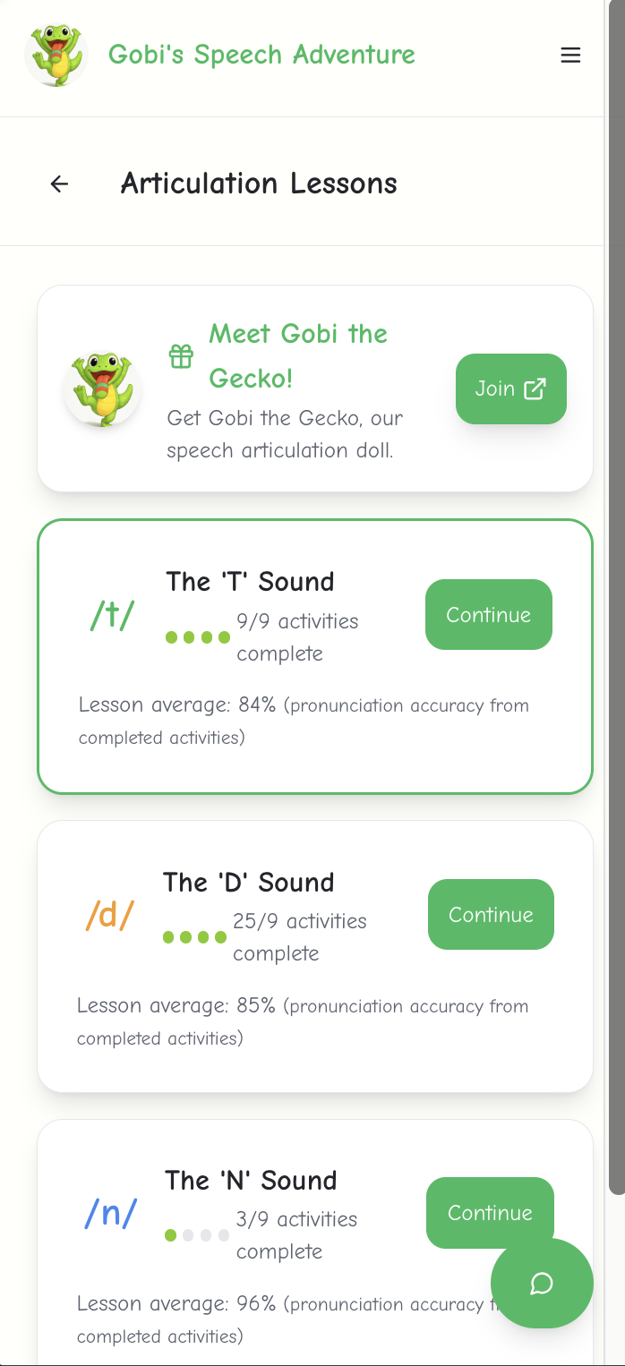 GobiSpeech: AI Powered Speech Therapy  screenshot 11
