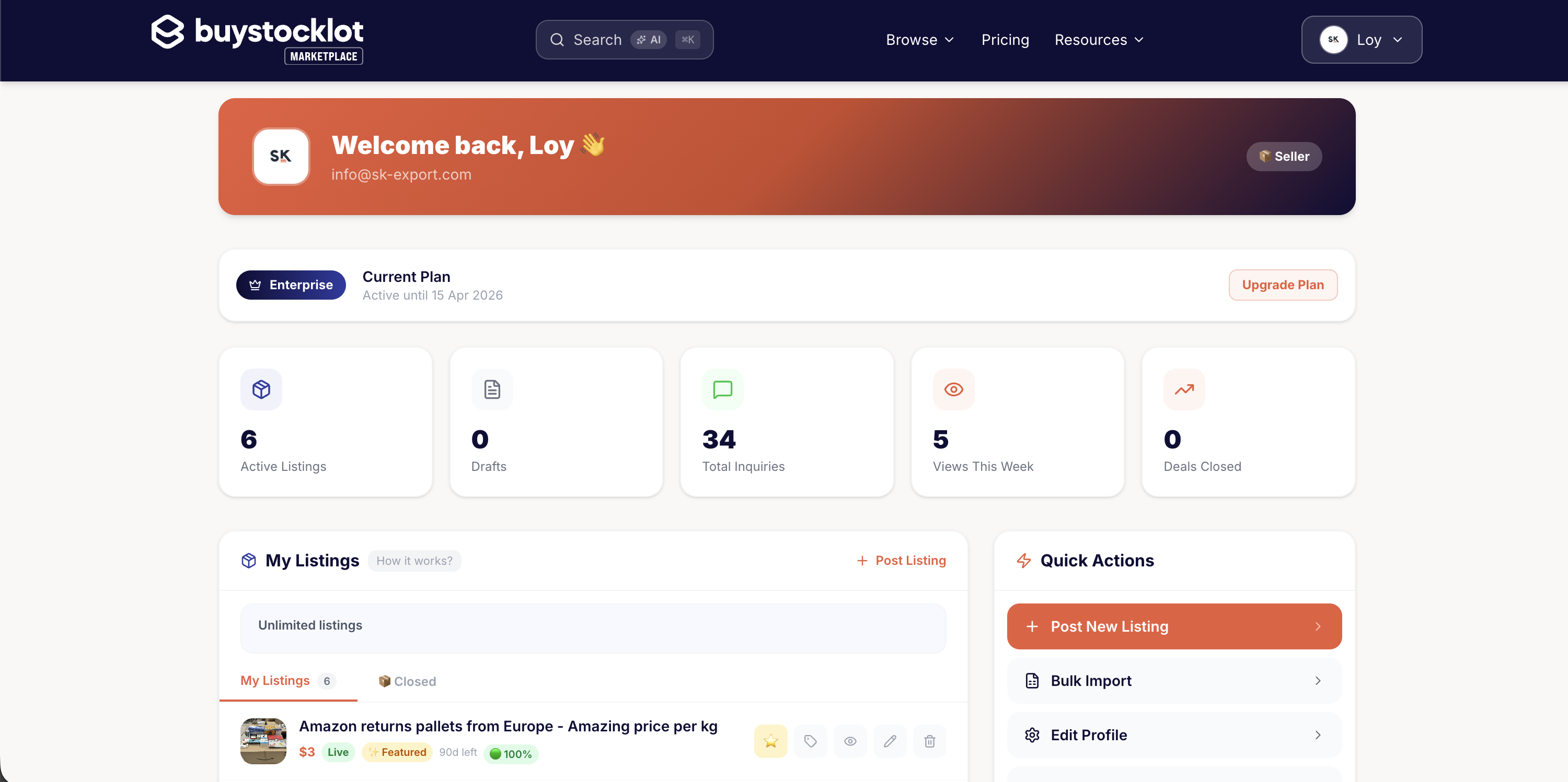 Buystocklot 2.0 screenshot 6