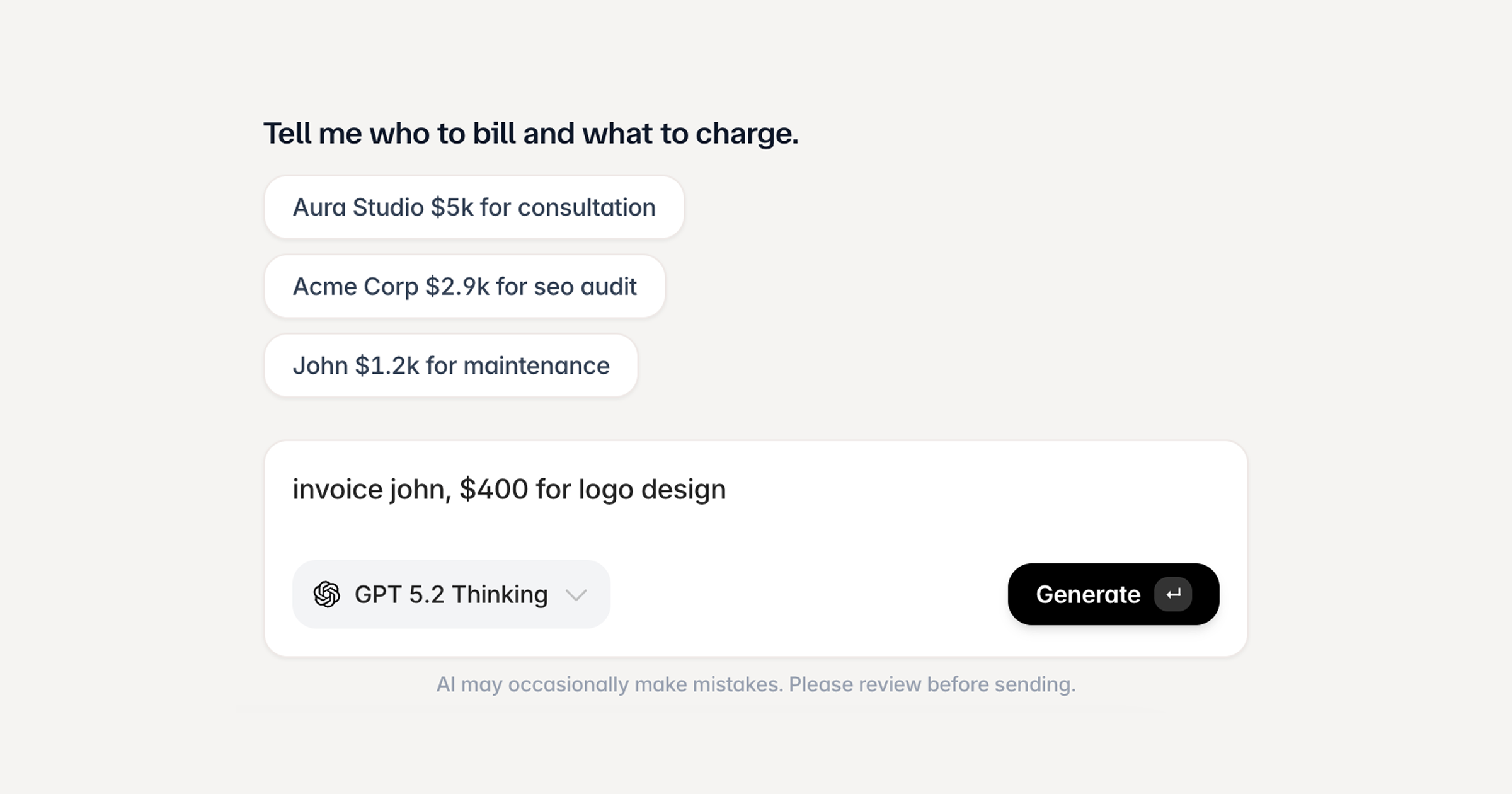 Invoce.ai screenshot 2