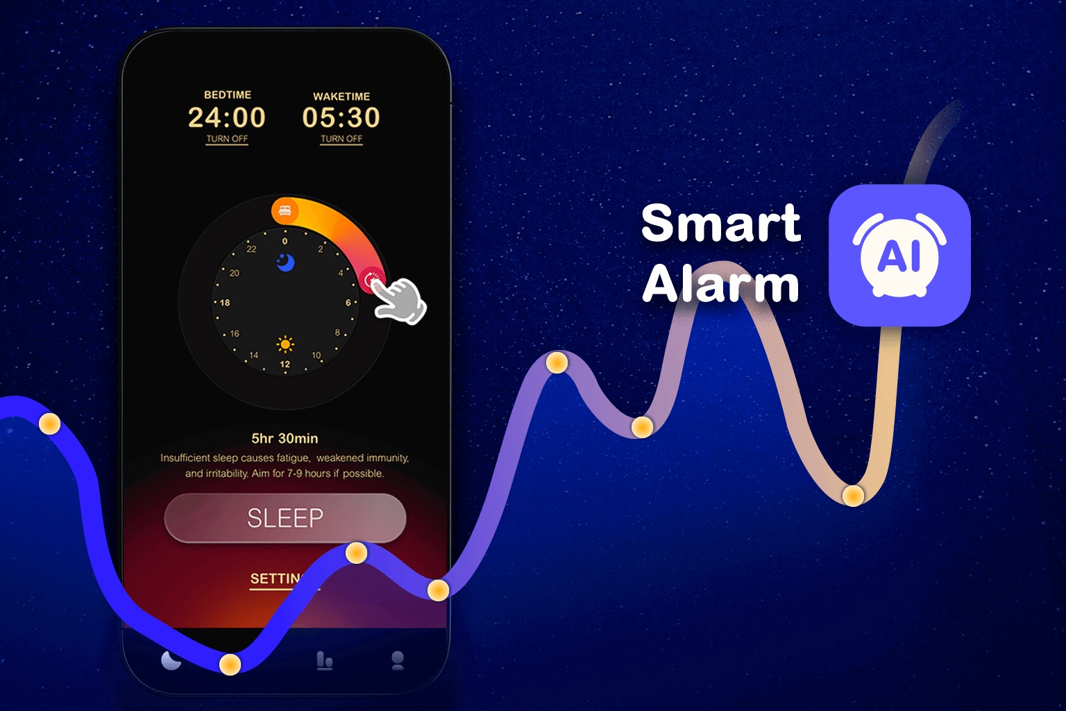 SnailSleep - Sleep  & Snoring Analysis screenshot 1