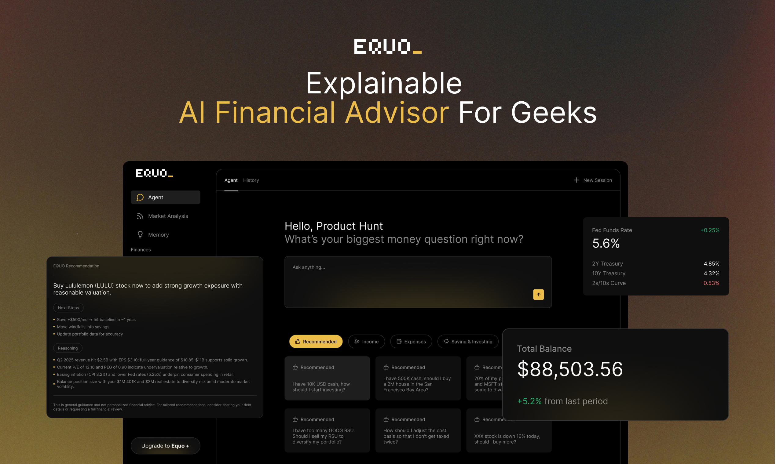 EQUO screenshot