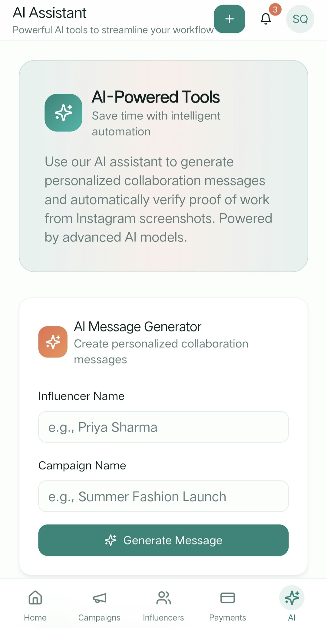 Influtrack  screenshot 4