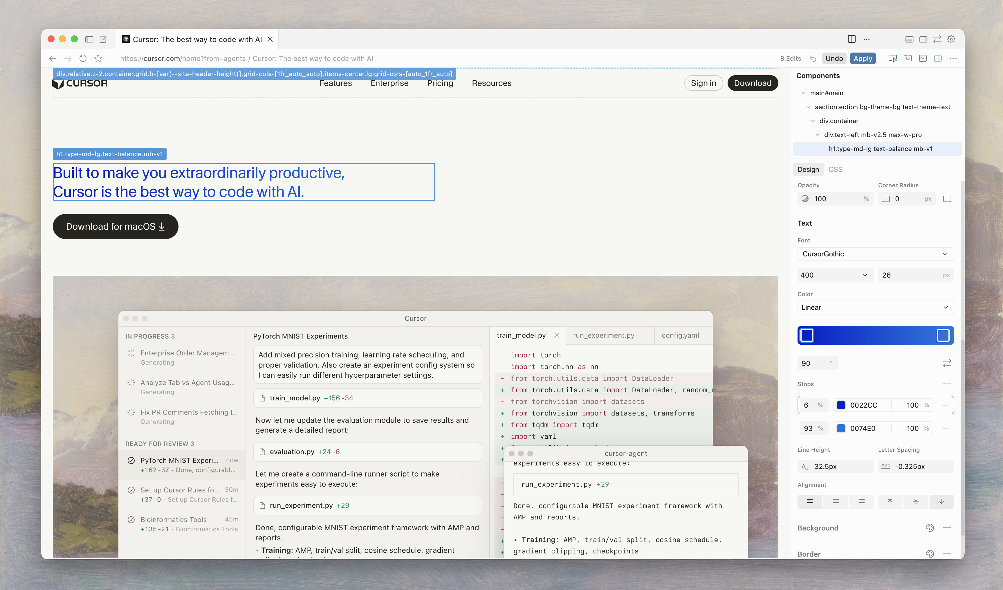 Visual Editor screenshot 2