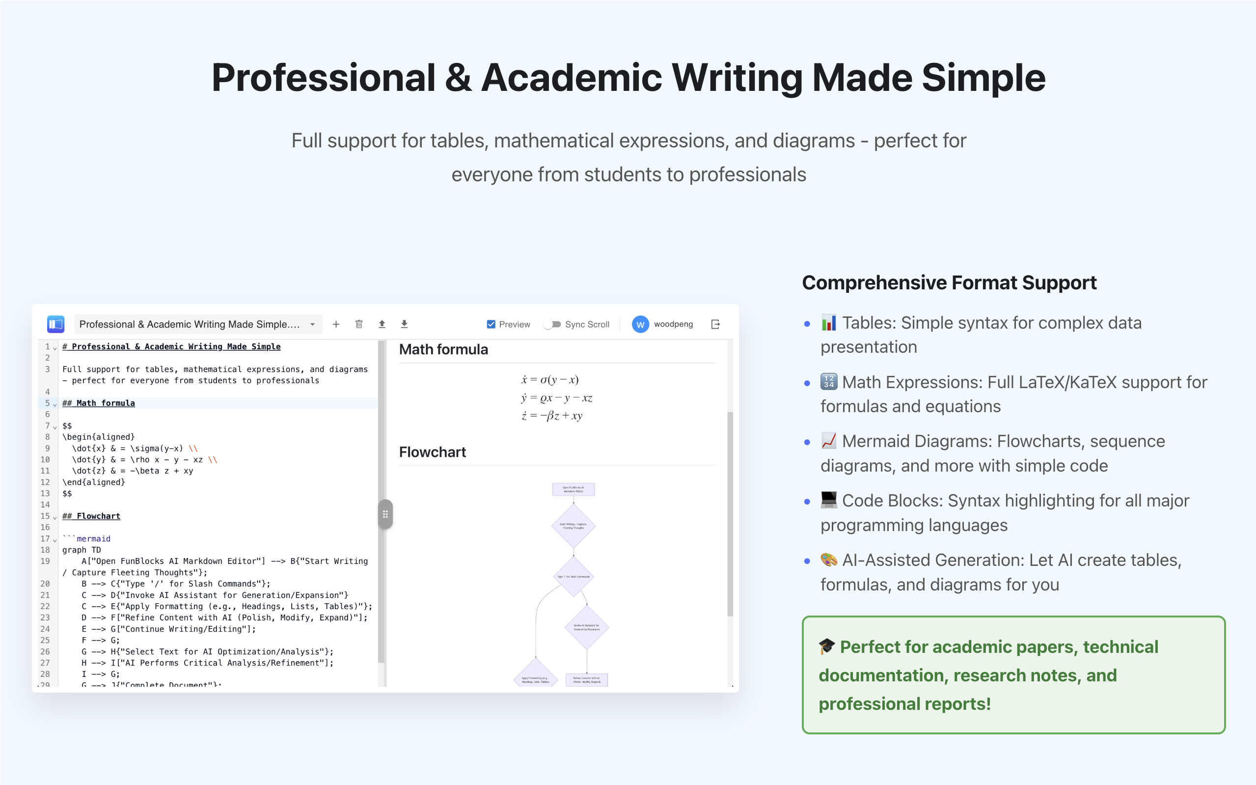 FunBlocks AI Markdown Editor  screenshot 6