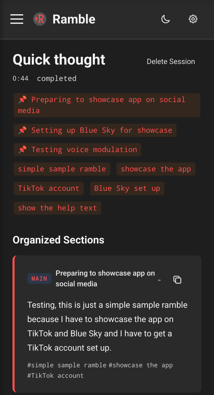 Ramble  screenshot 2