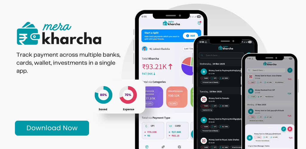 Mera Kharcha - AI Sms Expense Tracking screenshot 1