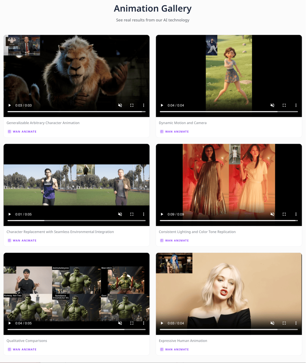 WAN Animate screenshot 3
