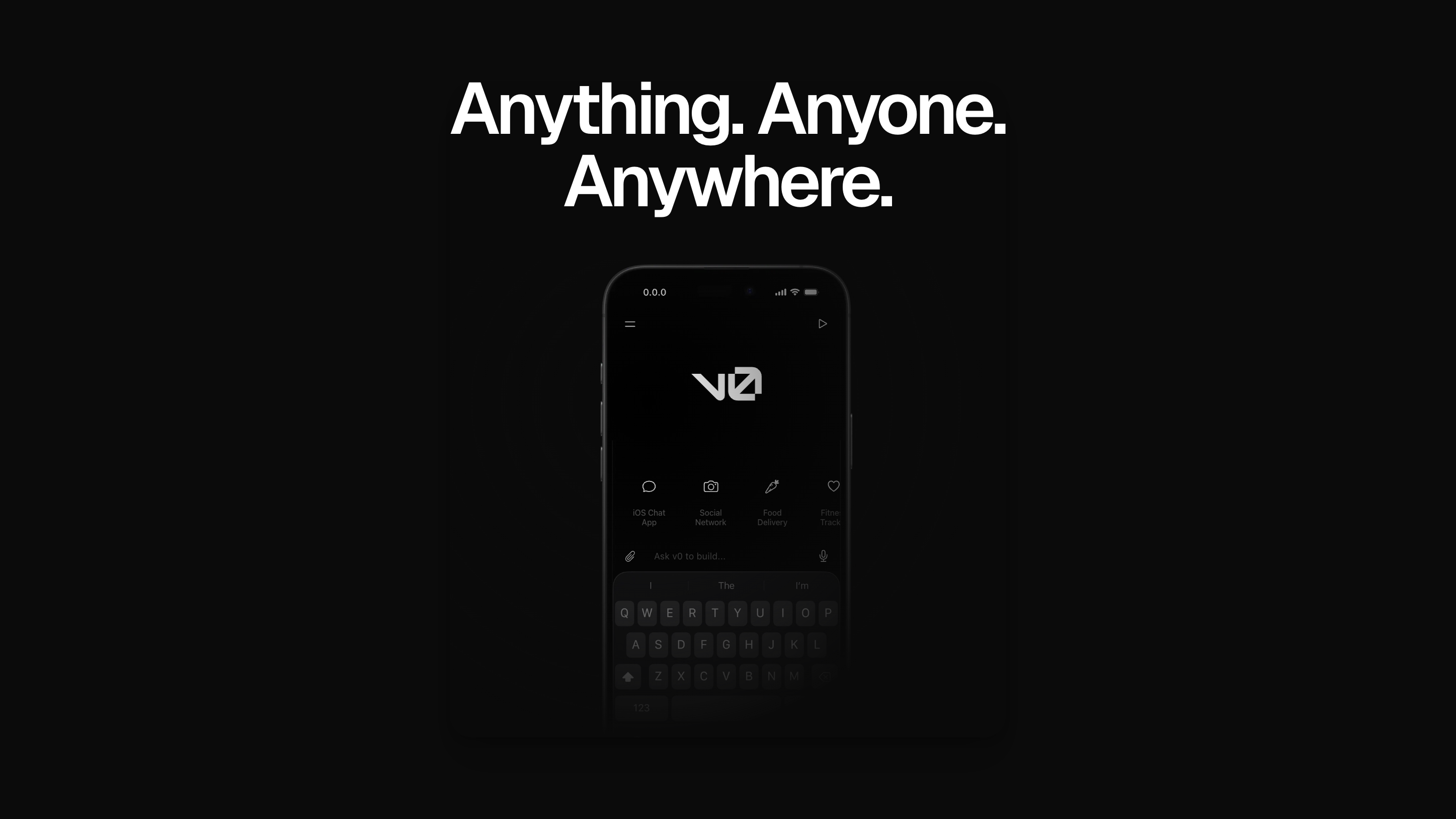v0 for iOS screenshot