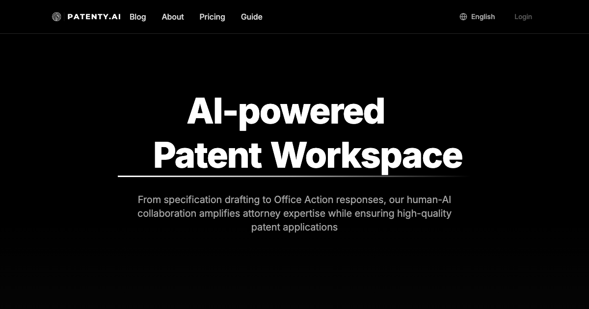 Patenty.ai  screenshot