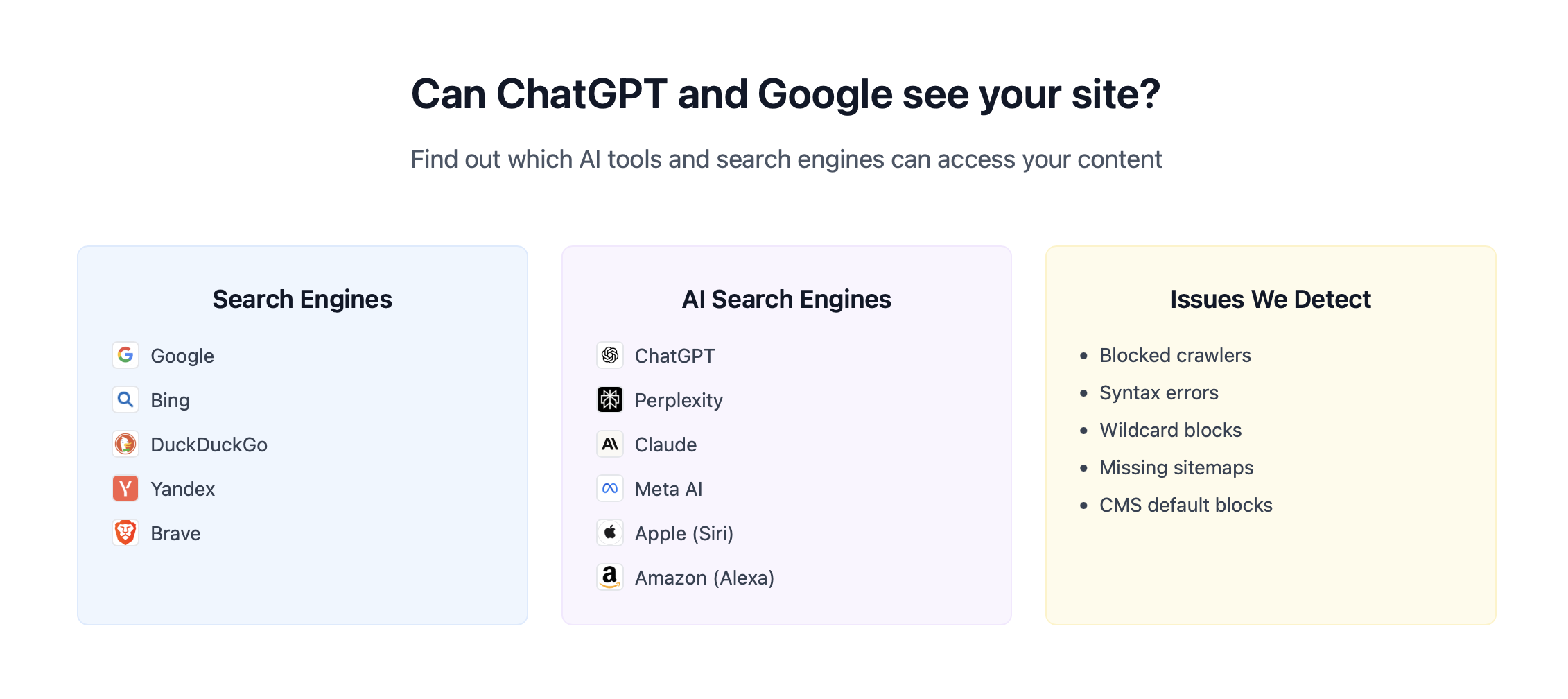 AI Search Crawler Check screenshot 5