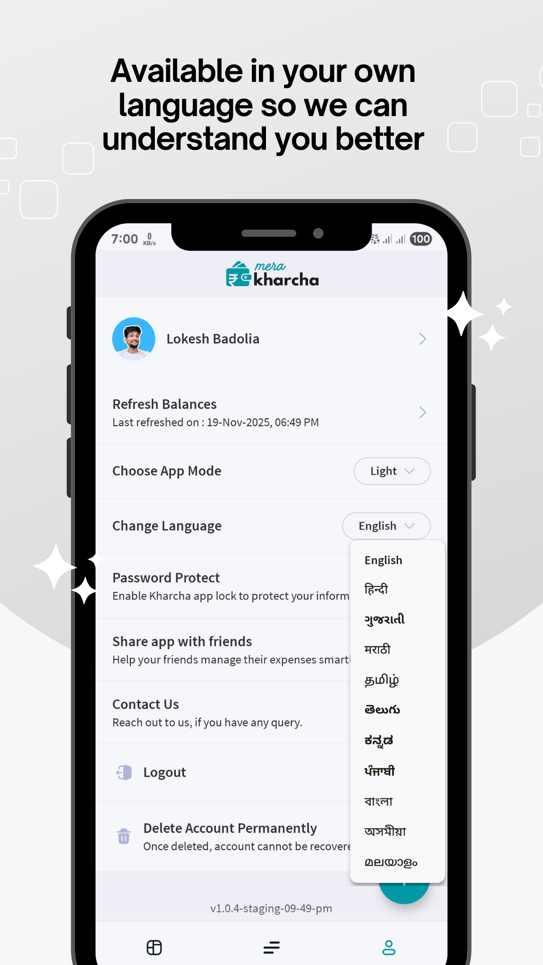Mera Kharcha - AI Sms Expense Tracking  screenshot 10