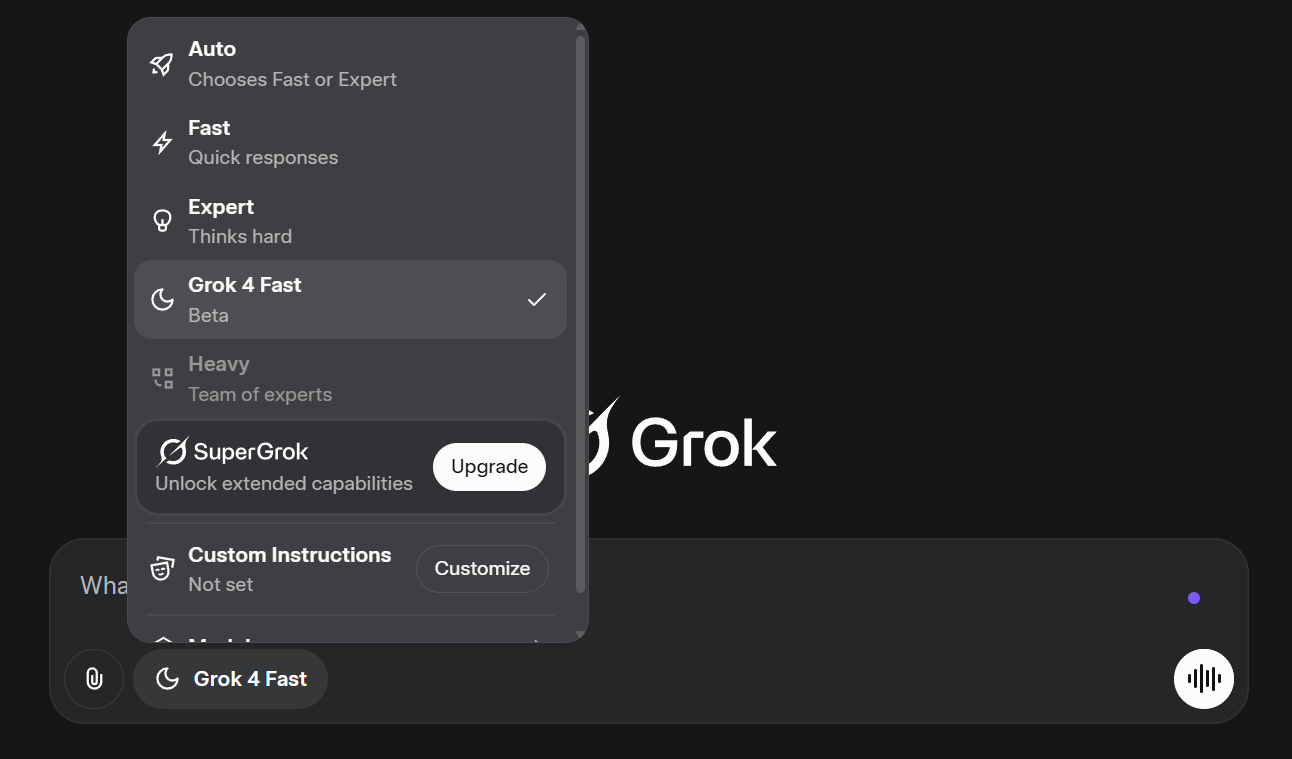 Grok 4 Fast screenshot 8