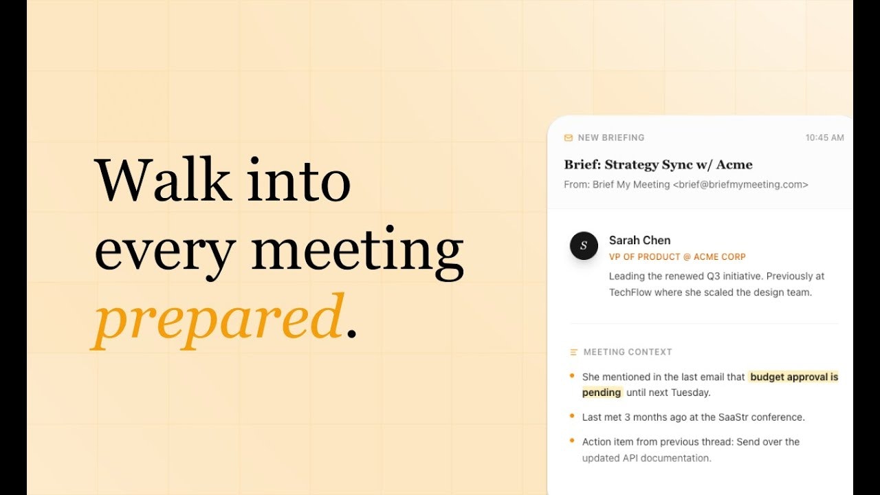 Brief My Meeting screenshot 6