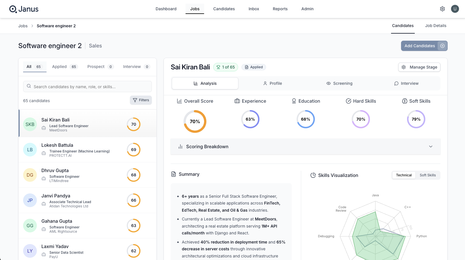 Janus screenshot 1