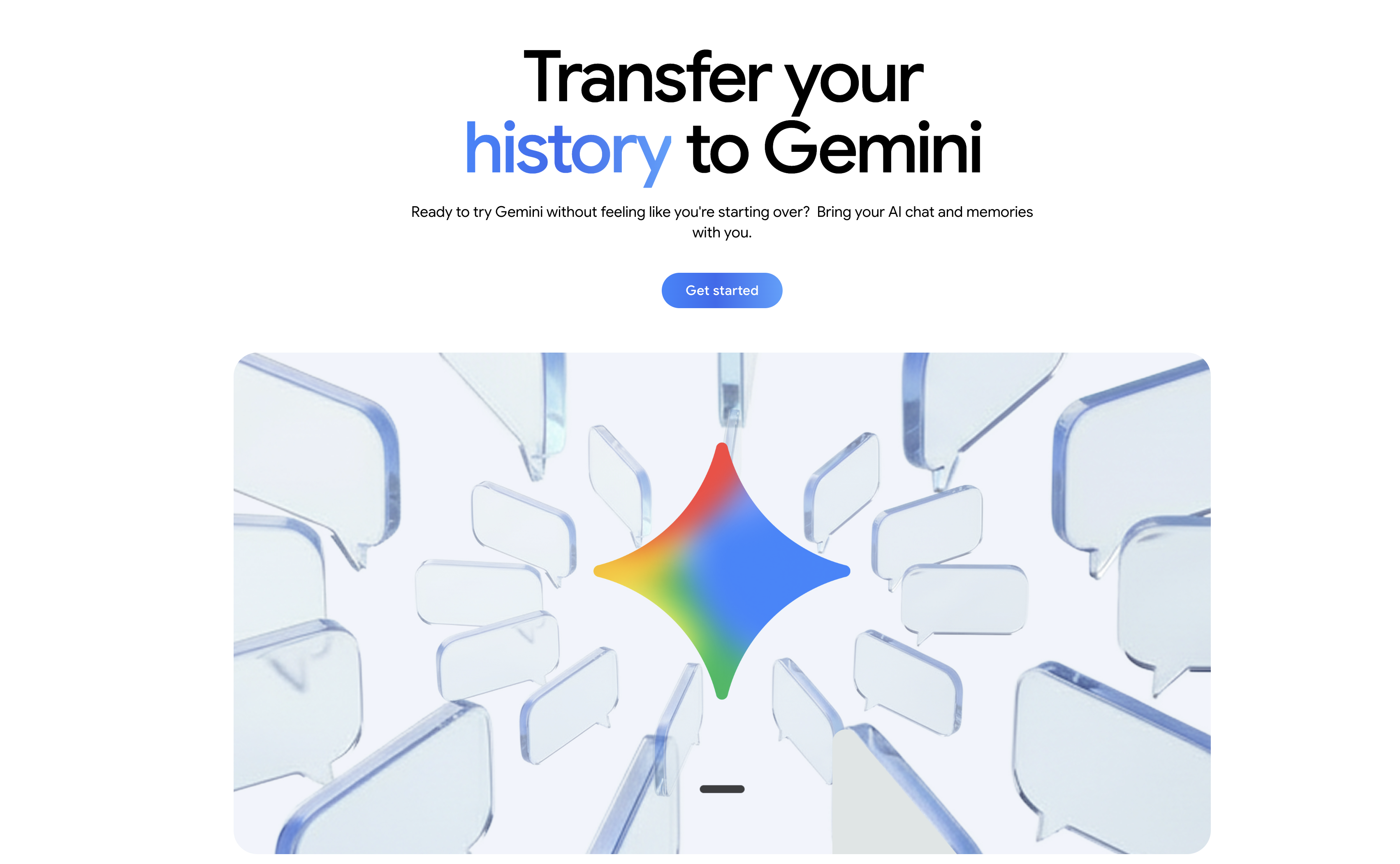 Google Gemini Memory Import screenshot 2
