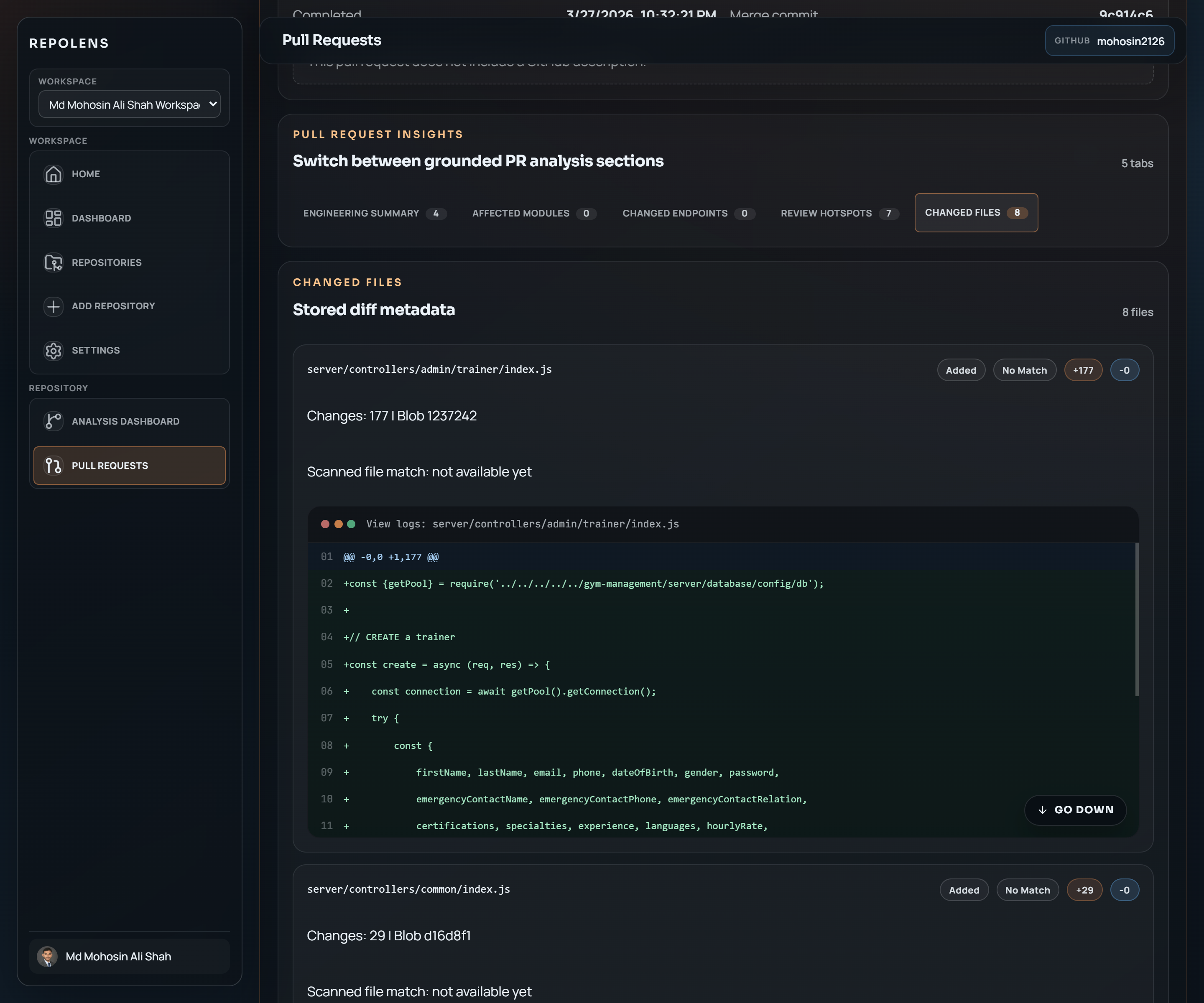 RepoLens screenshot 3