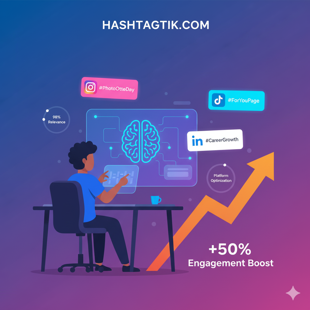 HASHTAGTIK — Free Hashtag Generator  screenshot 2