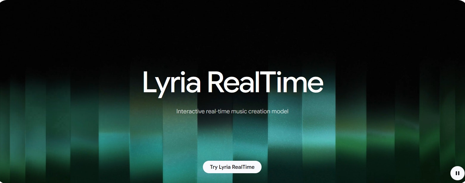 Lyria Camera by Google DeepMind screenshot