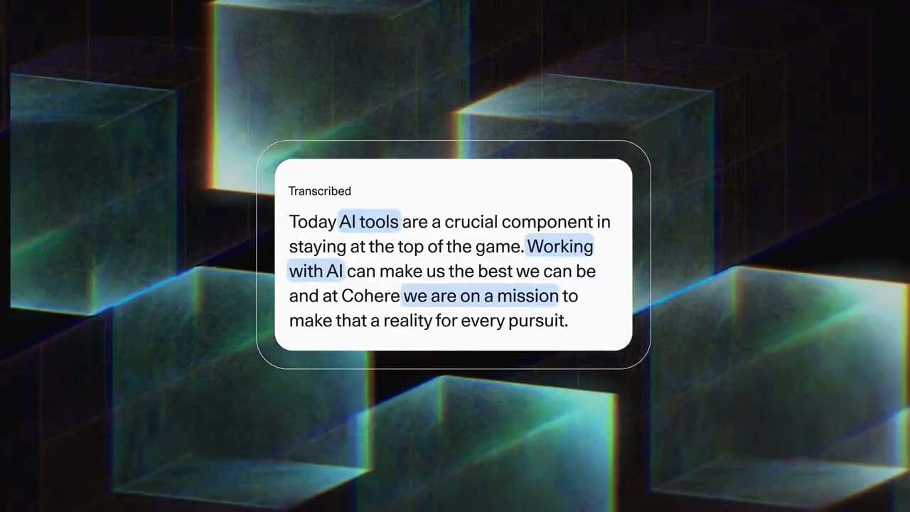 Cohere Transcribe screenshot 1
