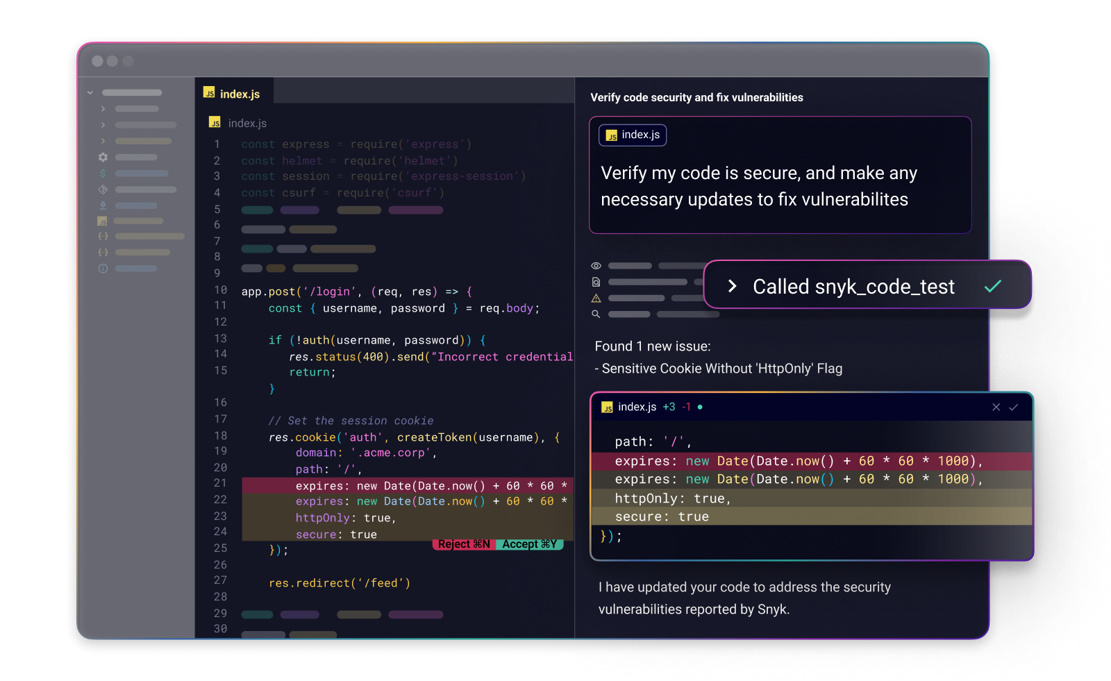 Snyk Studio screenshot 2