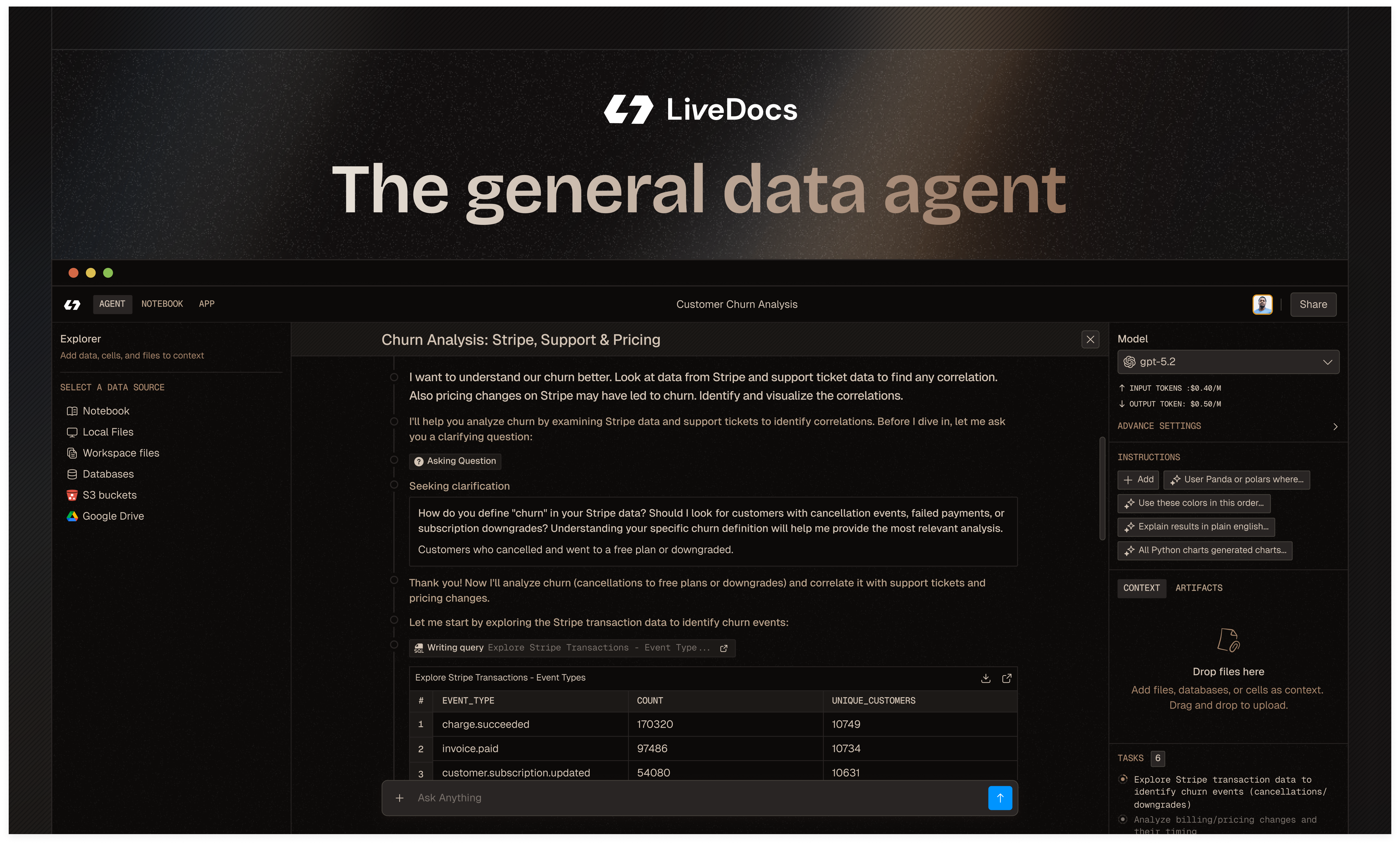 Livedocs screenshot