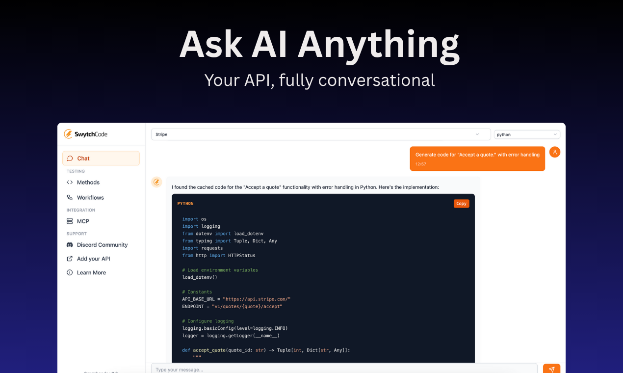 Swytchcode screenshot 2