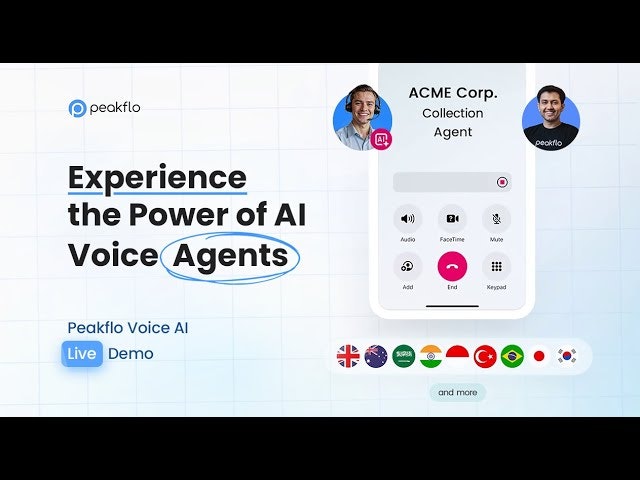 Peakflo AI Voice Agents screenshot 8