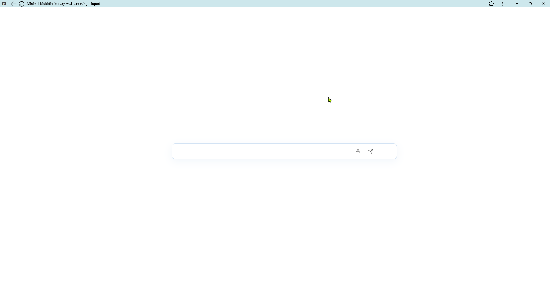 Minimal Multidisciplinary Assistant  screenshot 1