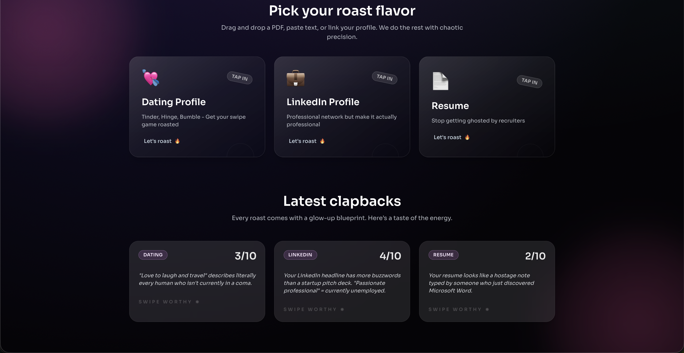 Roastify screenshot 2