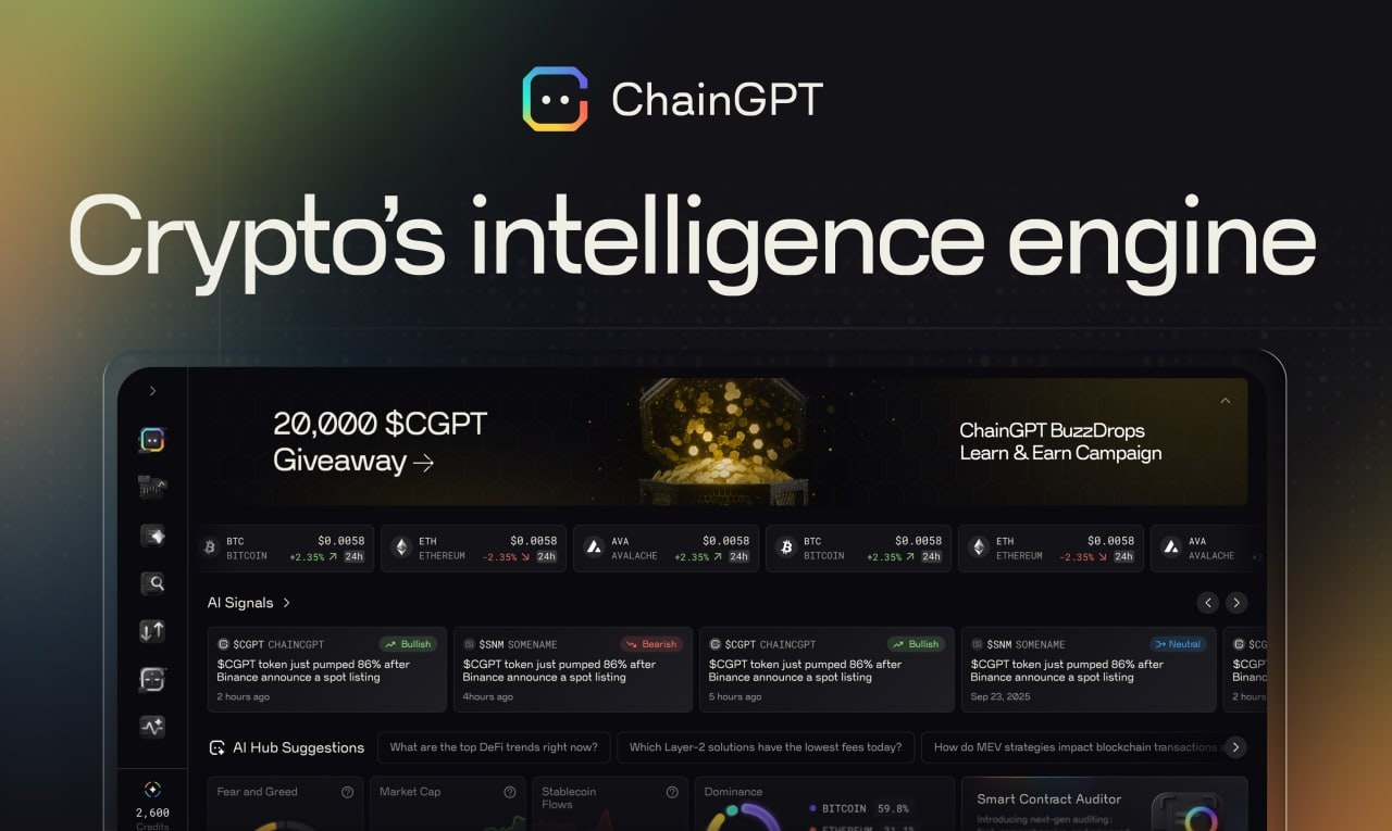 ChainGPT AI Hub screenshot