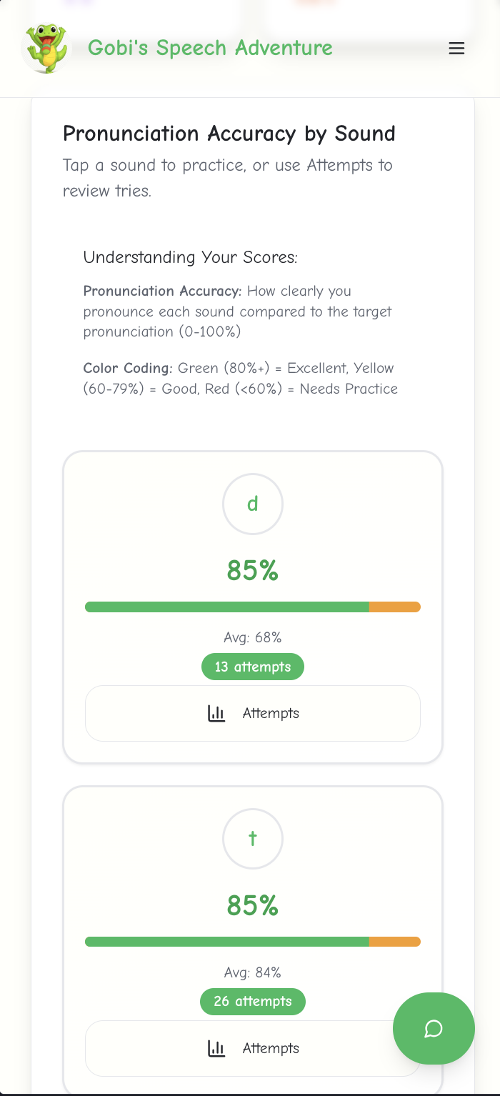 GobiSpeech: AI Powered Speech Therapy  screenshot 6