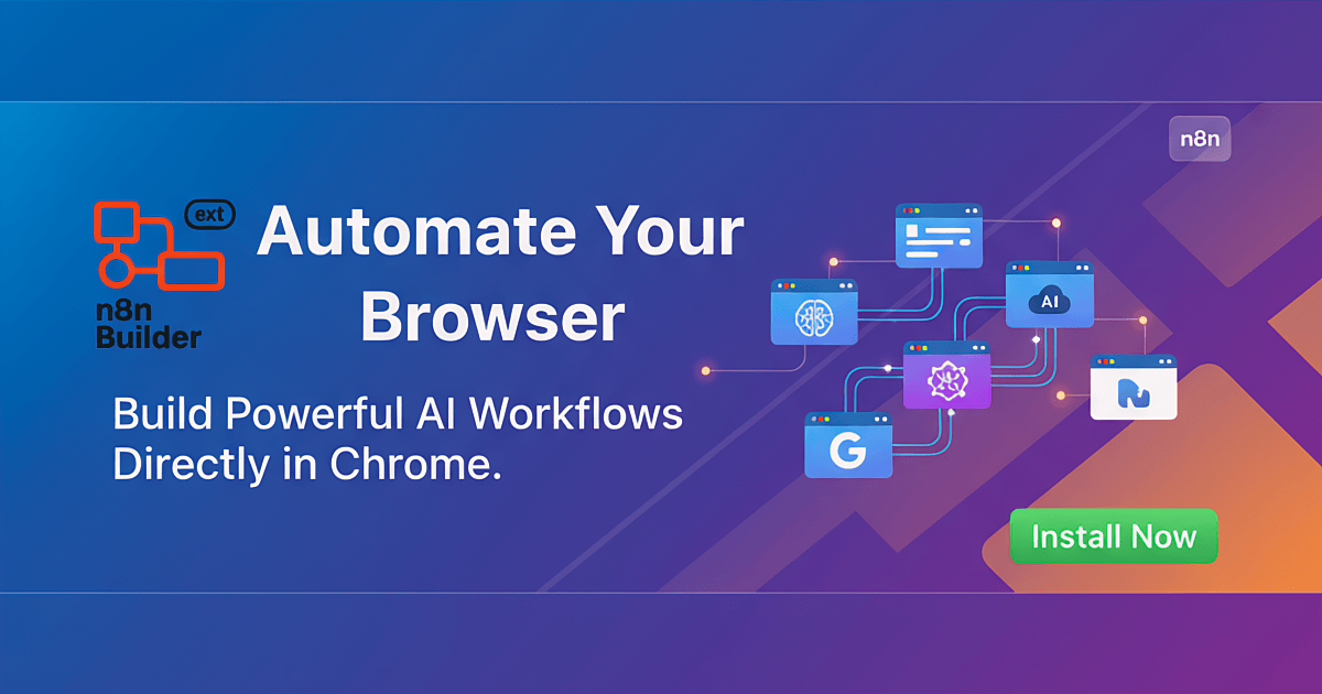n8n Builder – AI-Powered Assistant screenshot 1