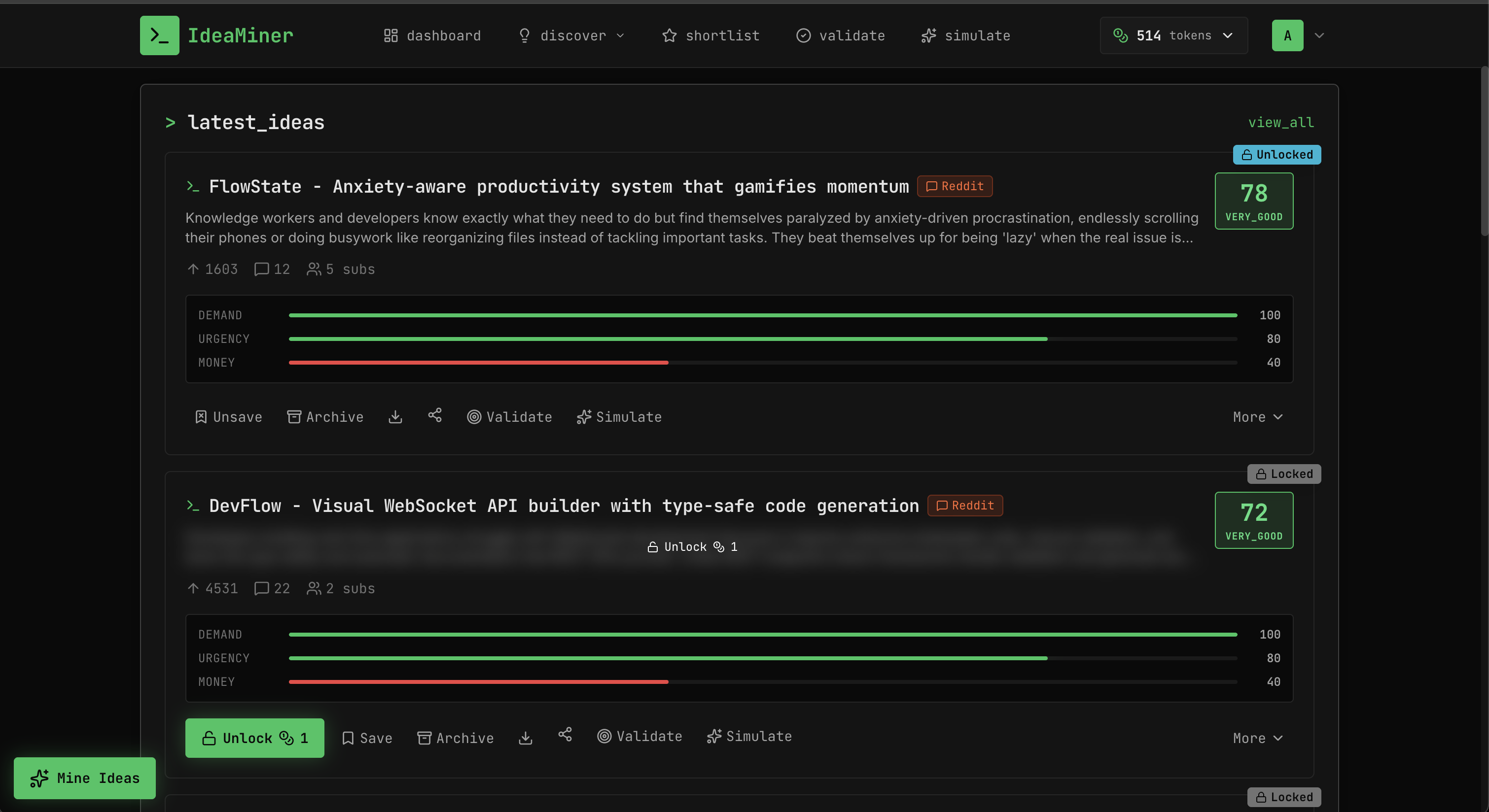 ideaminer screenshot 3