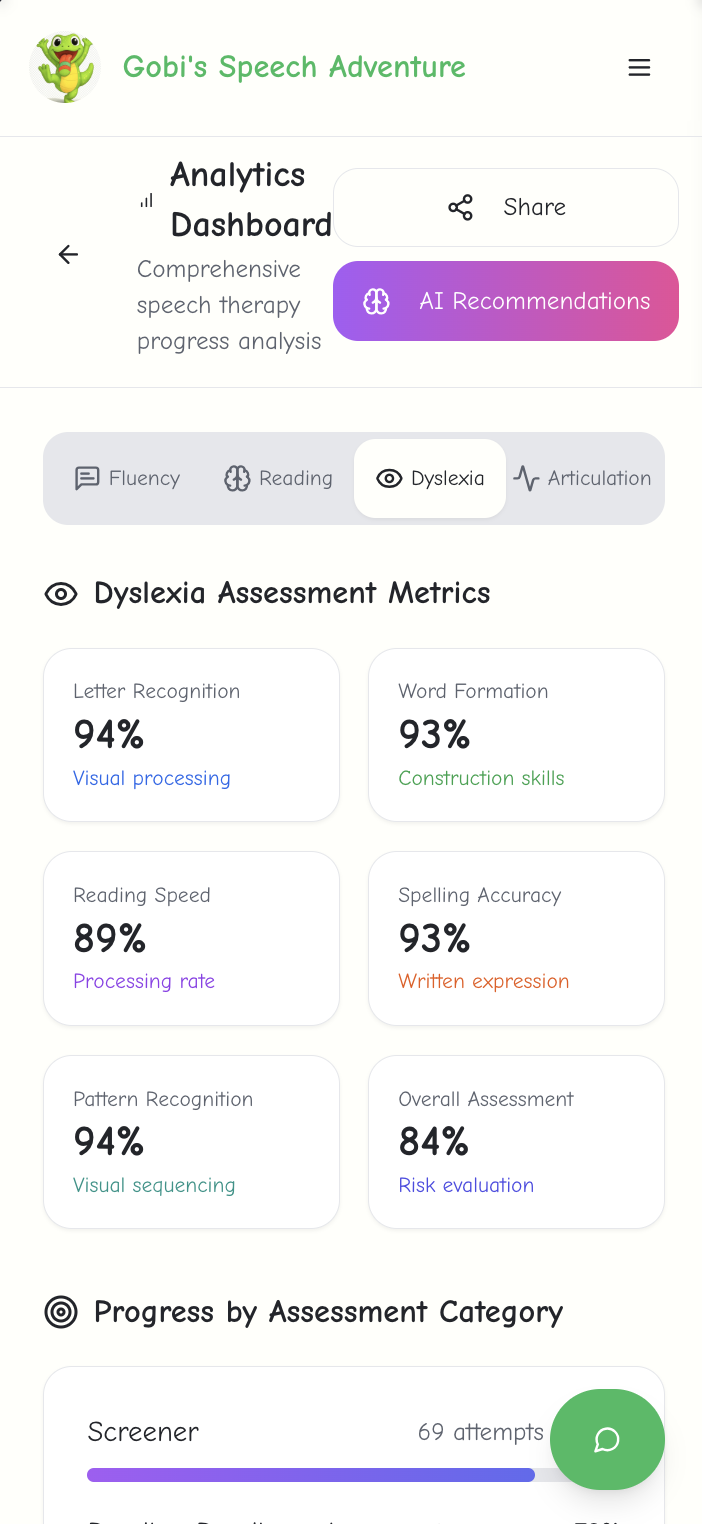 GobiSpeech: AI Powered Speech Therapy  screenshot 7