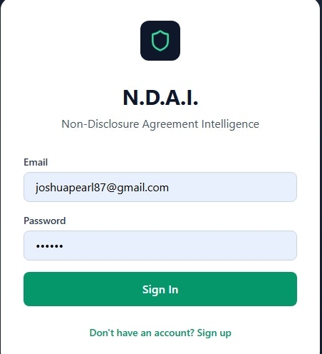 Non-Disclosure Agreement Intelligence screenshot 1